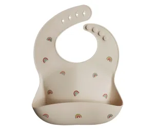 Rainbows Silicone Bib