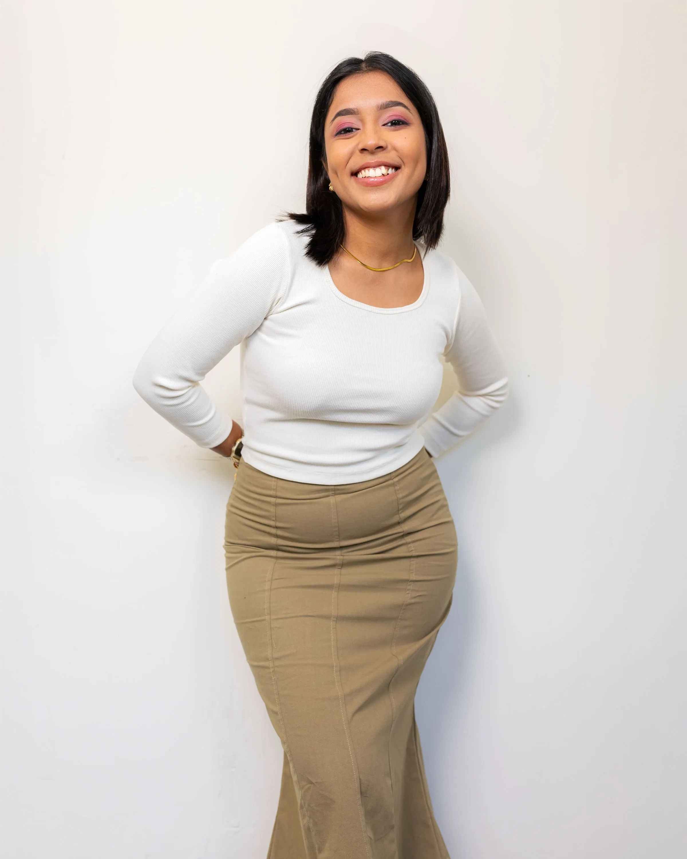 Ramona Midi Skirt -  Green