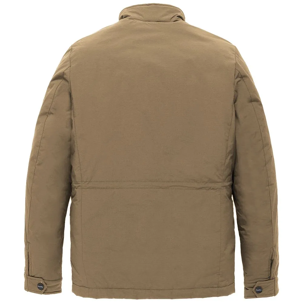 Refrigiwear Brown Nylon Men Jacket