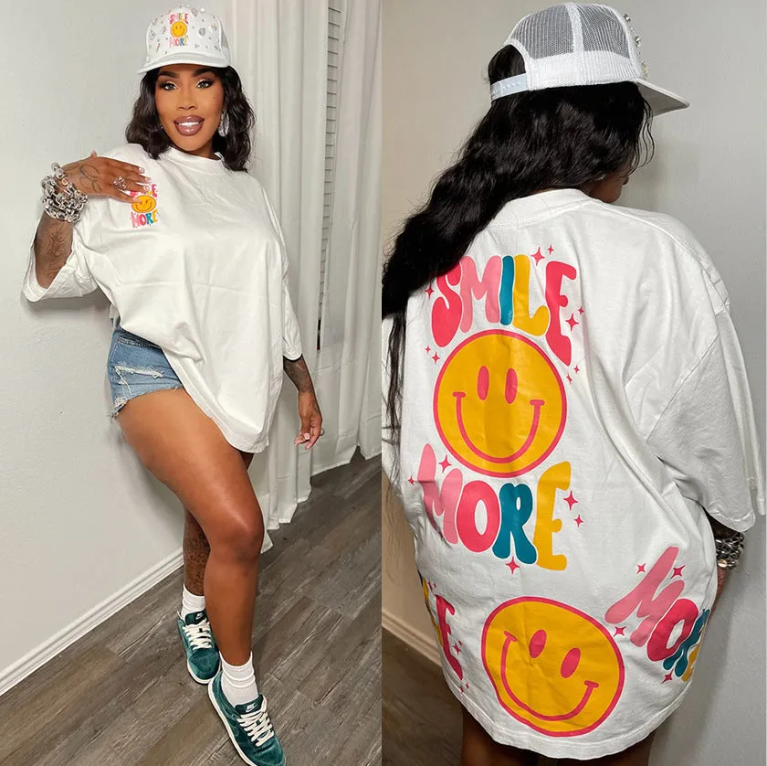 Relaxed Fit Graphic T-Shirt with Playful Print Detail