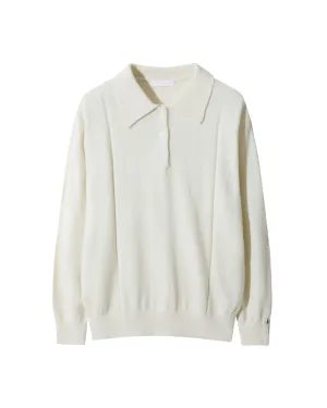 Relaxed Polo Sweater