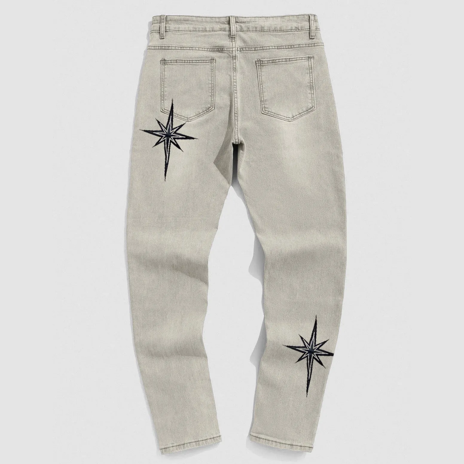 Retro Loose Hip Hop Casual Denim Trousers