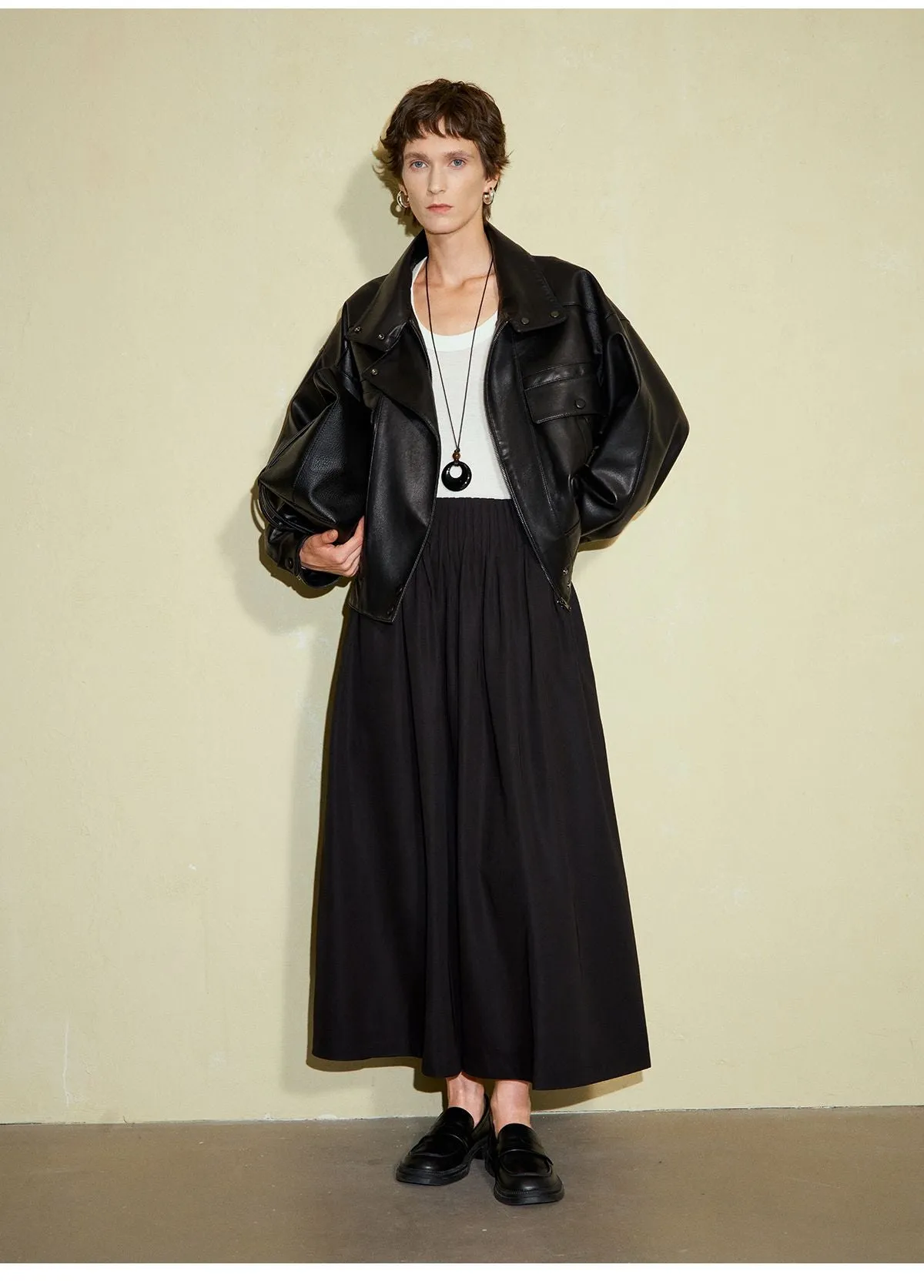 Retro Modern Sheepskin Jacket