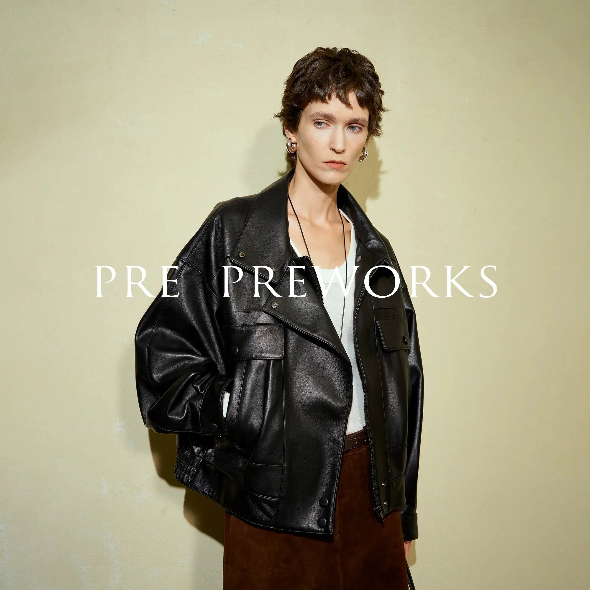 Retro Modern Sheepskin Jacket