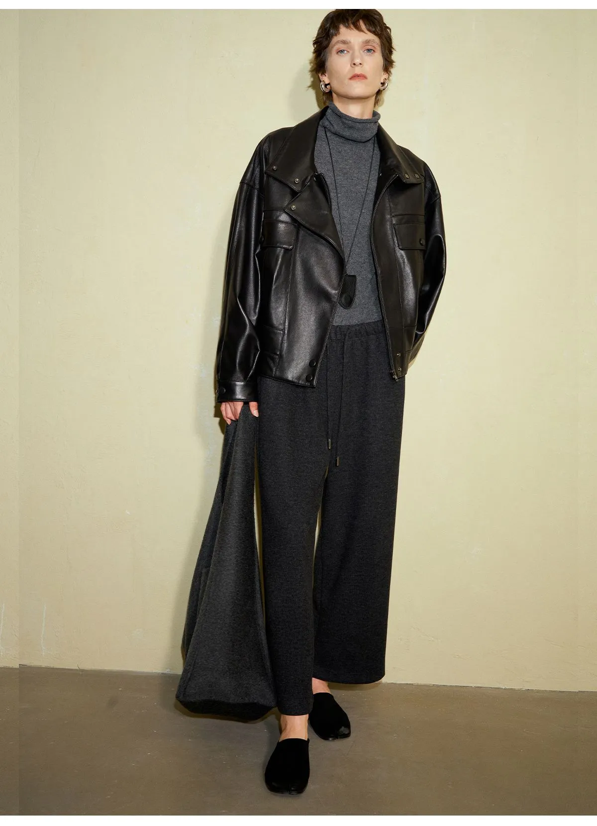 Retro Modern Sheepskin Jacket
