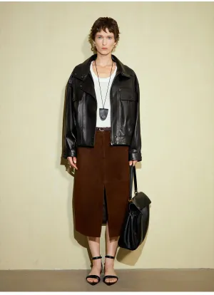 Retro Modern Sheepskin Jacket
