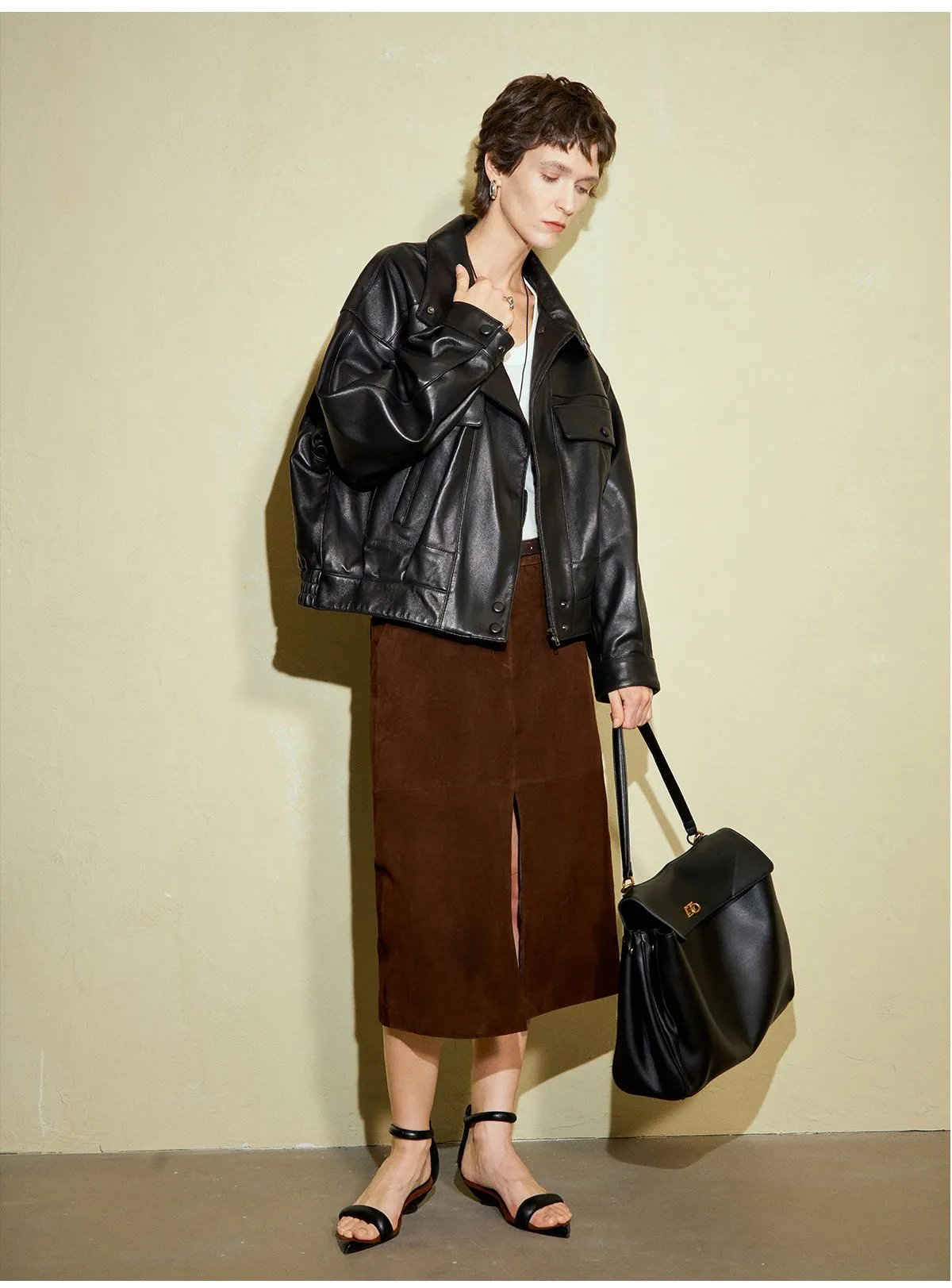 Retro Modern Sheepskin Jacket