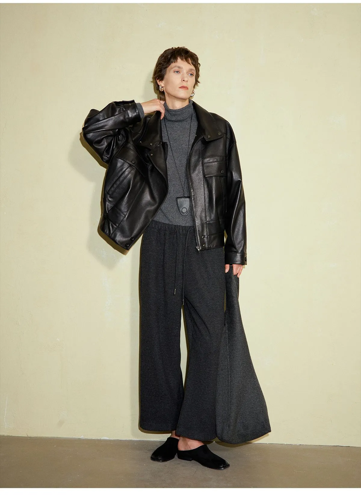 Retro Modern Sheepskin Jacket