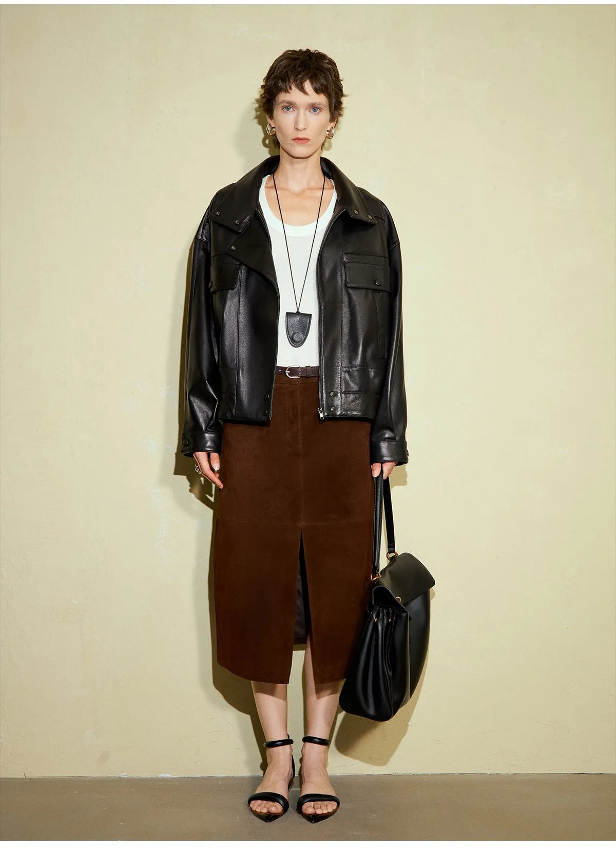 Retro Modern Sheepskin Jacket