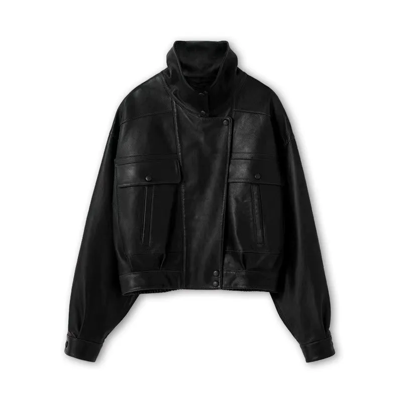 Retro Modern Sheepskin Jacket