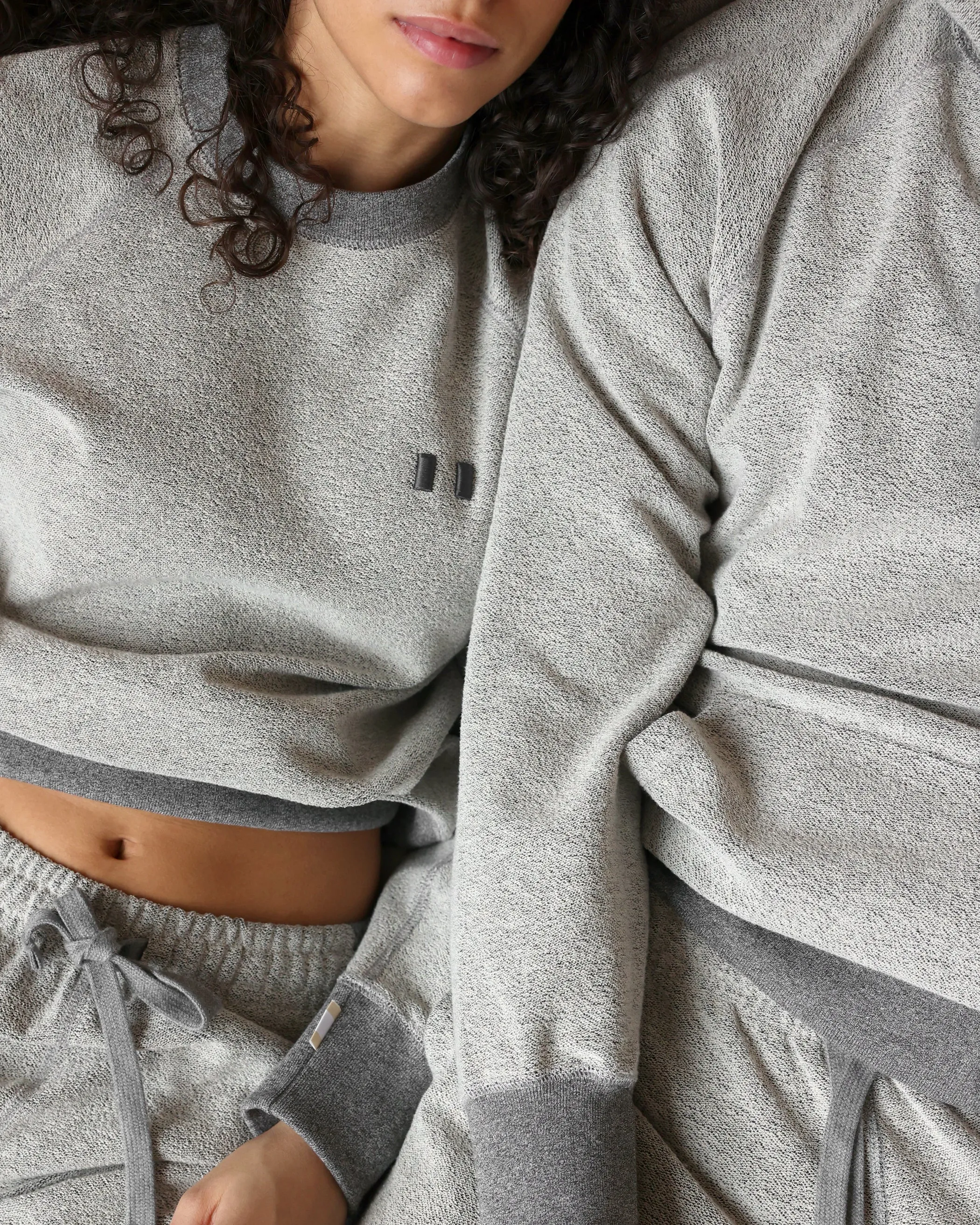 Reverse French Terry Sweatshirt Charcoal - Unisex