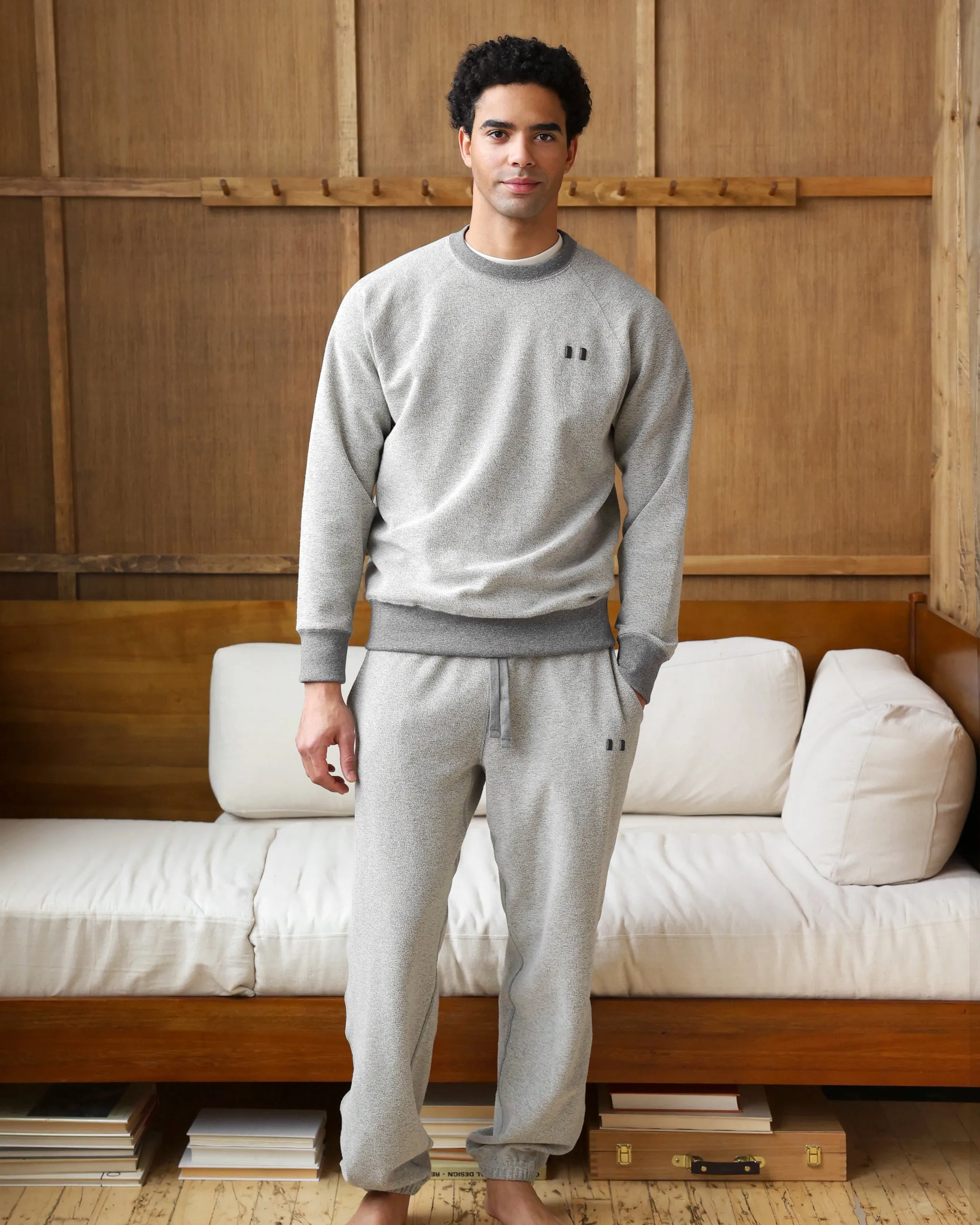Reverse French Terry Sweatshirt Charcoal - Unisex