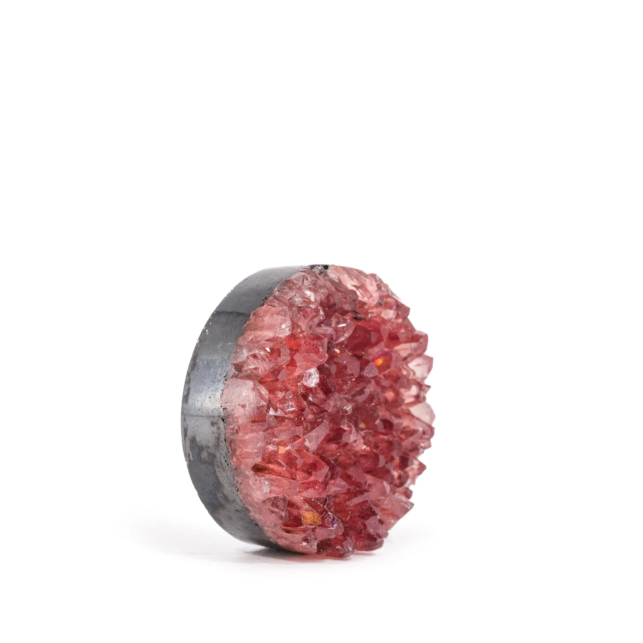 Rhodochrosite 22.34mm 56.28 Carat Natural Crystal Cabochon