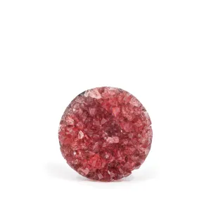 Rhodochrosite 22.34mm 56.28 Carat Natural Crystal Cabochon