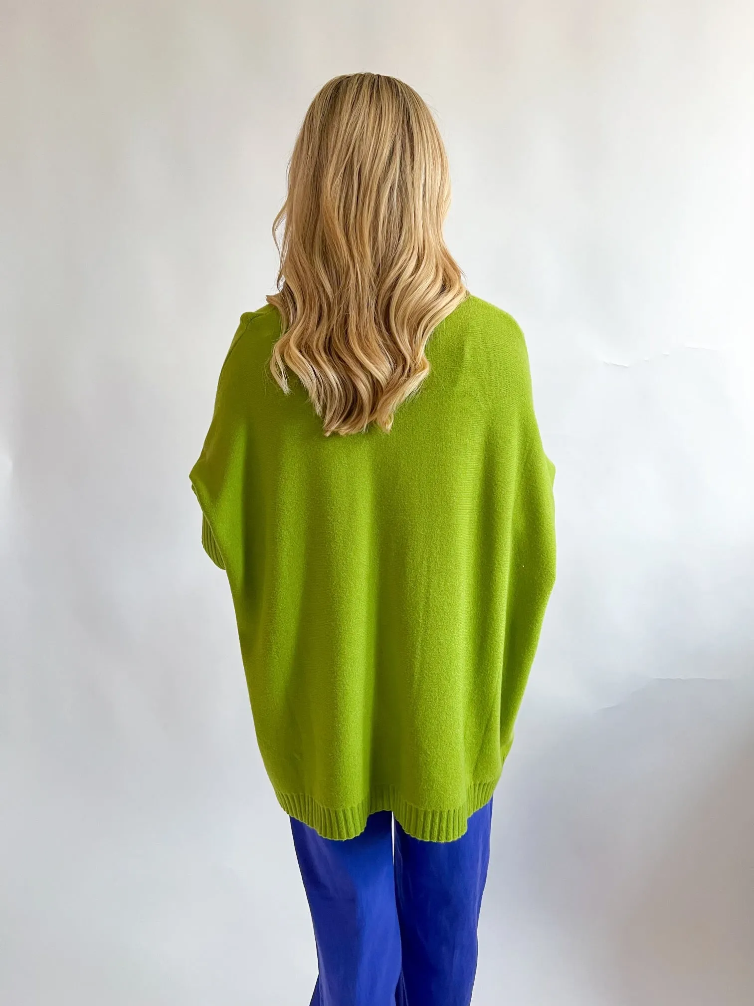 Ribbed Cuff Oversized Sweater