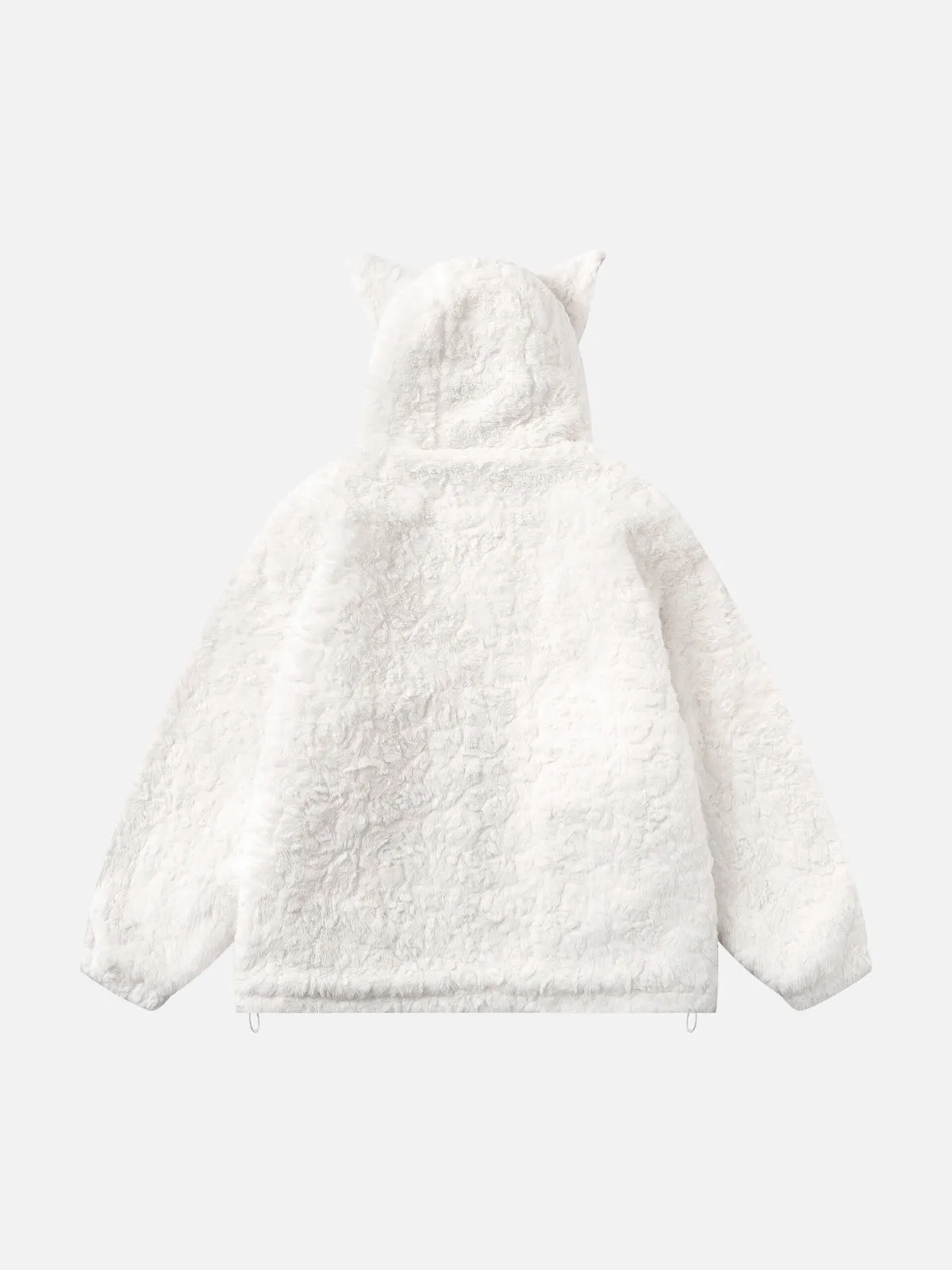 Rimiro - Plush Ear Hoodie Jacket