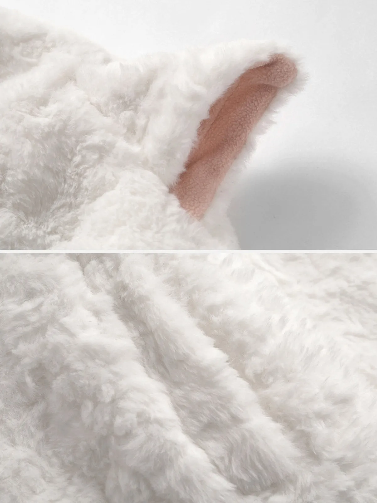 Rimiro - Plush Ear Hoodie Jacket