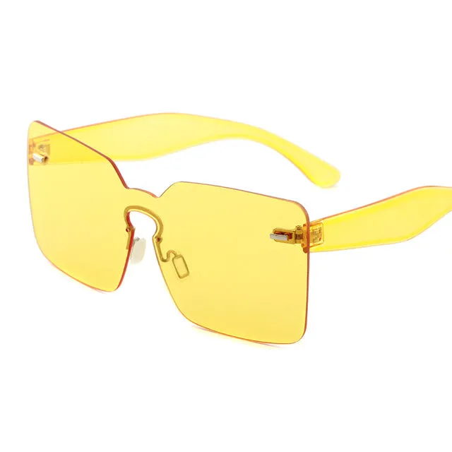 Rimless Oversized Shades