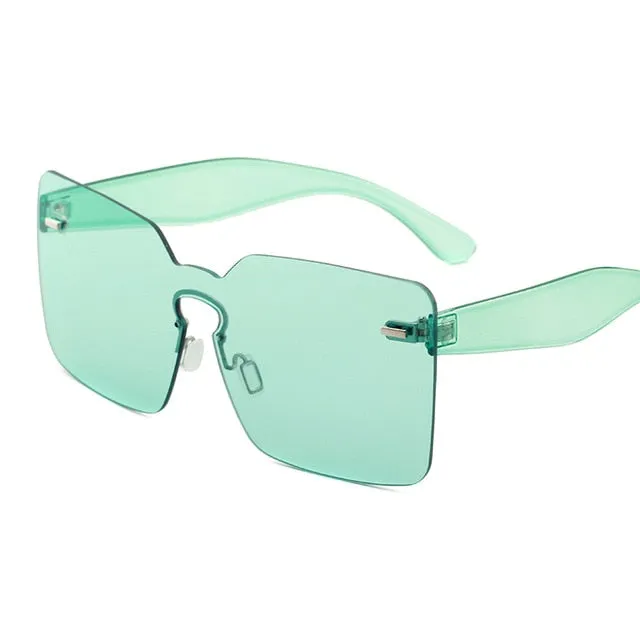 Rimless Oversized Shades