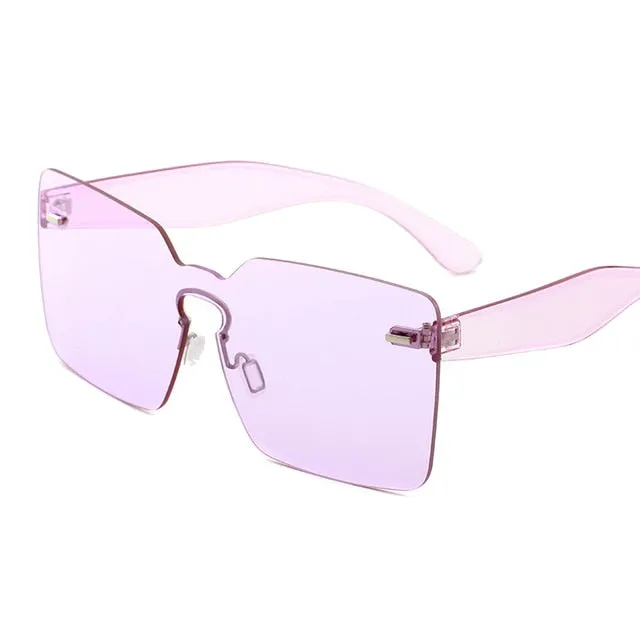 Rimless Oversized Shades