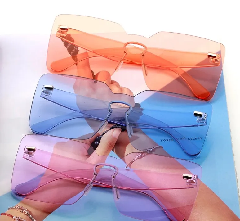 Rimless Oversized Shades
