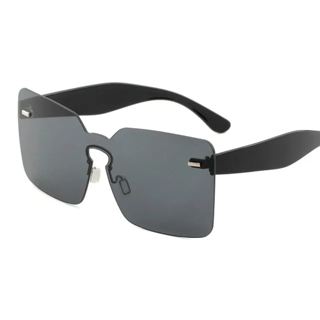 Rimless Oversized Shades