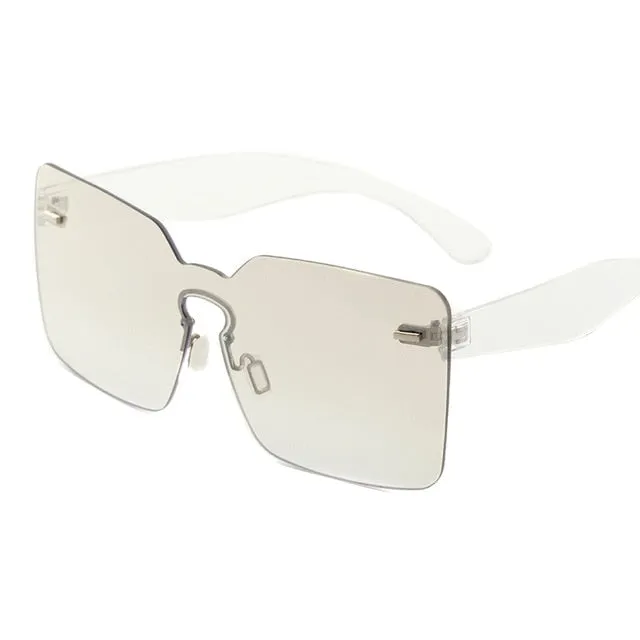 Rimless Oversized Shades