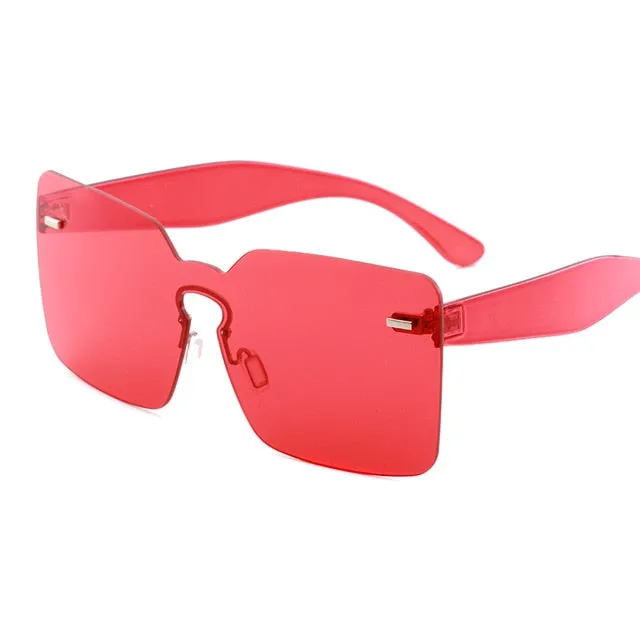 Rimless Oversized Shades