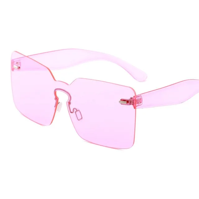 Rimless Oversized Shades