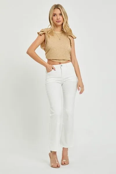 RISEN Full Size Mid Rise Jeans with Pockets ONLINE EXCLUSIVE
