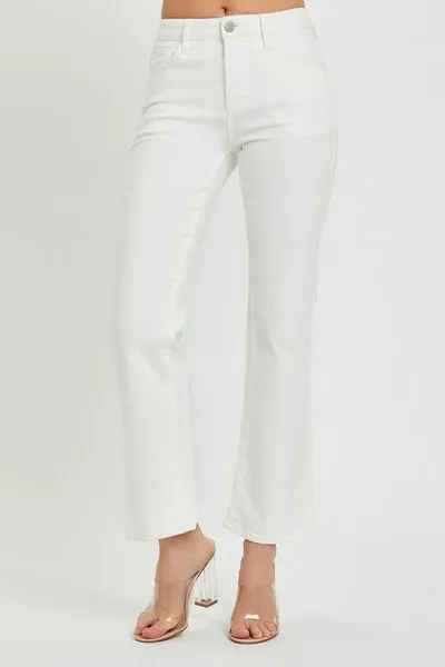 RISEN Full Size Mid Rise Jeans with Pockets ONLINE EXCLUSIVE