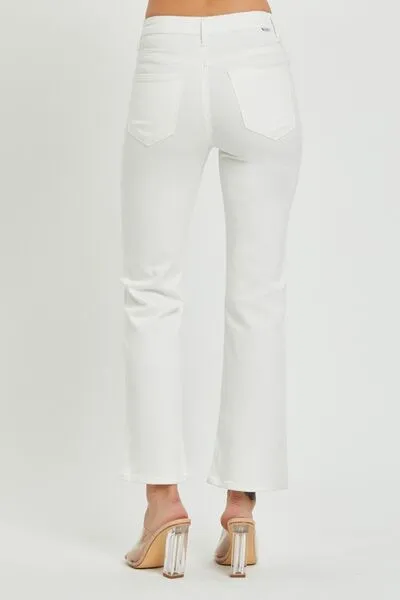 RISEN Full Size Mid Rise Jeans with Pockets ONLINE EXCLUSIVE