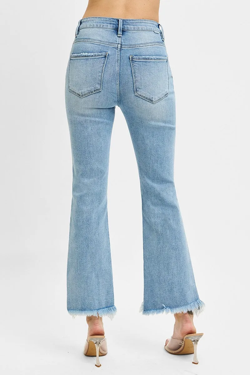 Risen High Rise Bootcut Frey Jeans