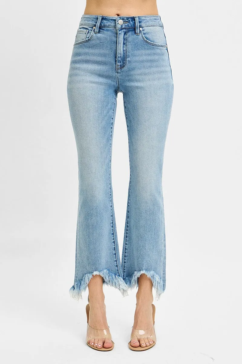Risen High Rise Bootcut Frey Jeans