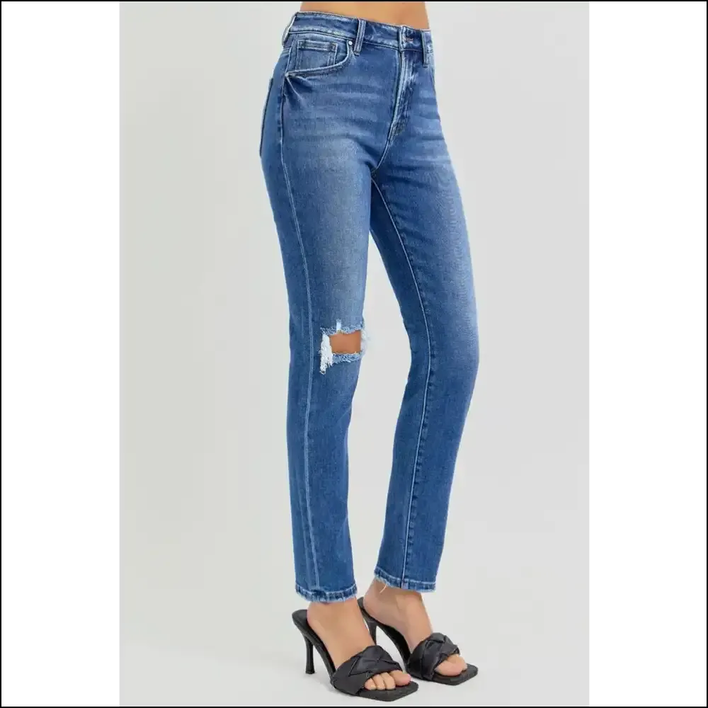 Risen High Rise Jeans: Because your Confidence Deserves to Look Distressed! 😎🎉