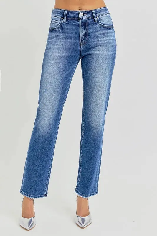 RISEN Mid Rise Ankle Tapered Jeans 0-15