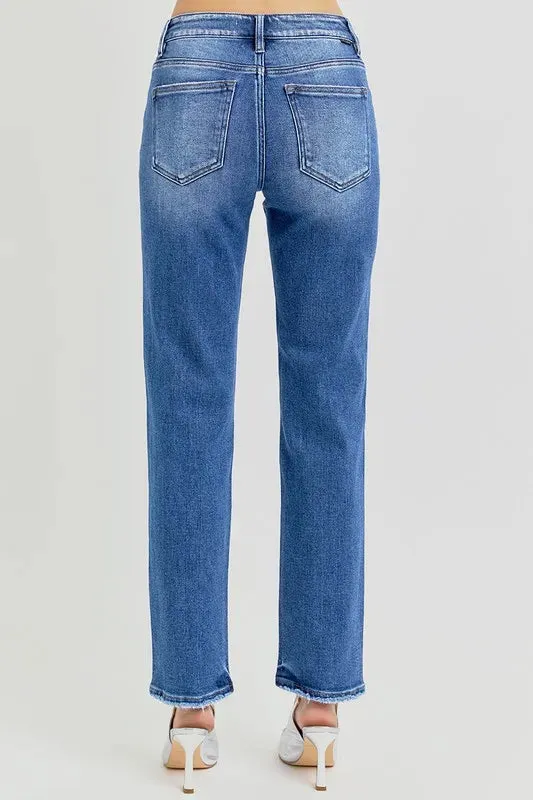 RISEN Mid Rise Ankle Tapered Jeans 0-15