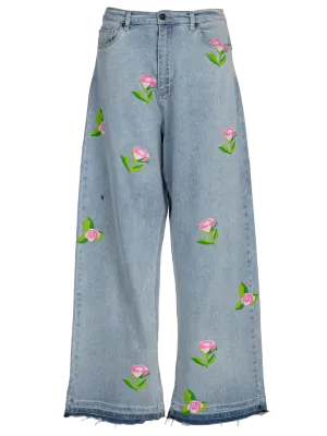 Roses  Wide Leg Jeans