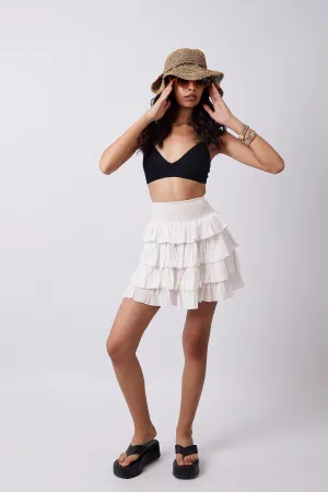 Ruffle Mini Skirt - Mitcha Label