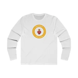 Sacred Heart Christian Catholic Mens Long Sleeve Shirt