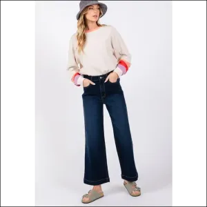 Sage   Fig High Waist Wide Leg Jeans: Because Comfort is the New Black! 💁‍♀️👖