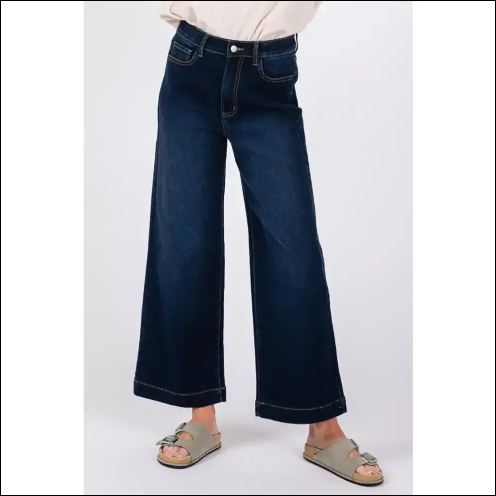 Sage   Fig High Waist Wide Leg Jeans: Because Comfort is the New Black! 💁‍♀️👖