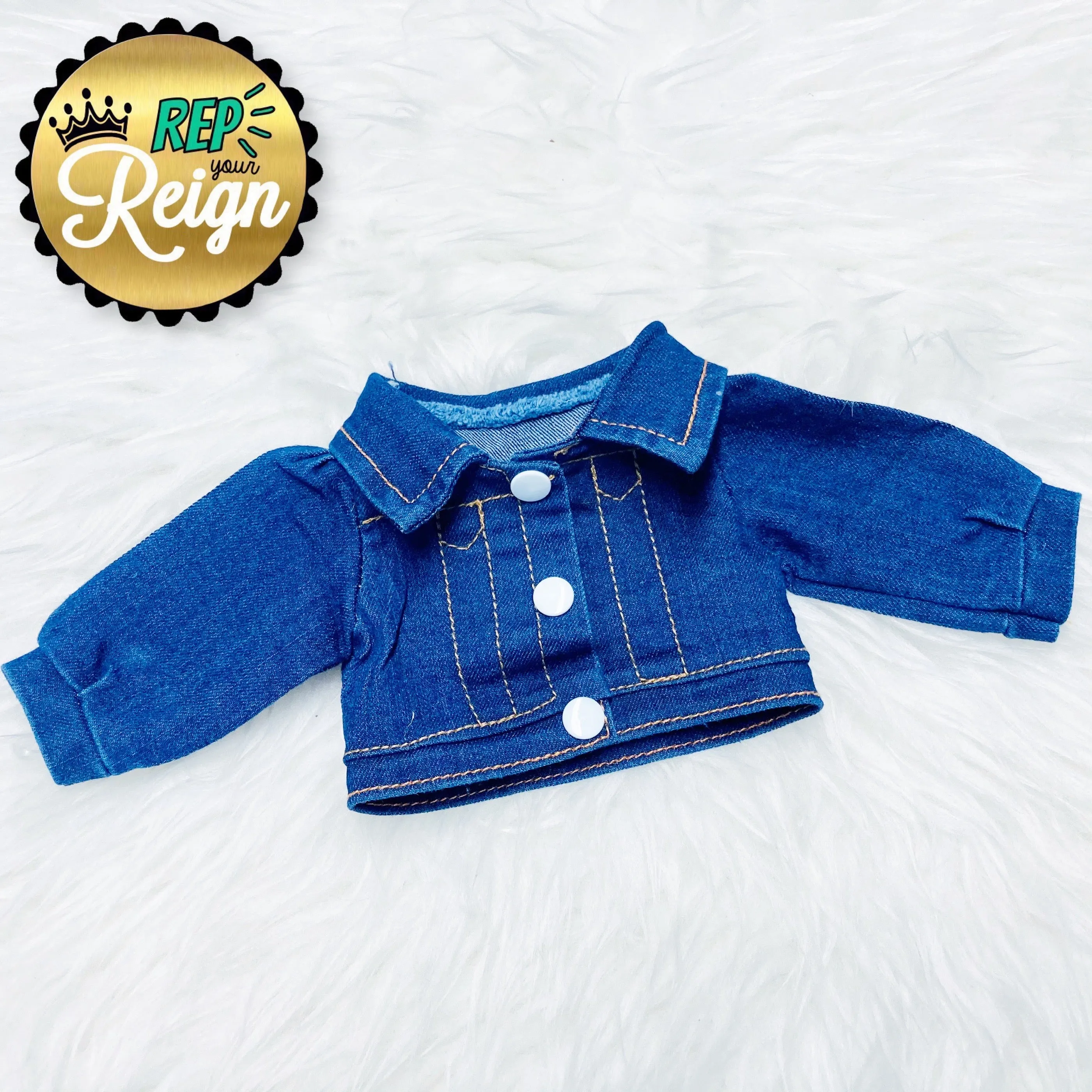 Sash Sisters Banner Bling Custom Denim Jacket