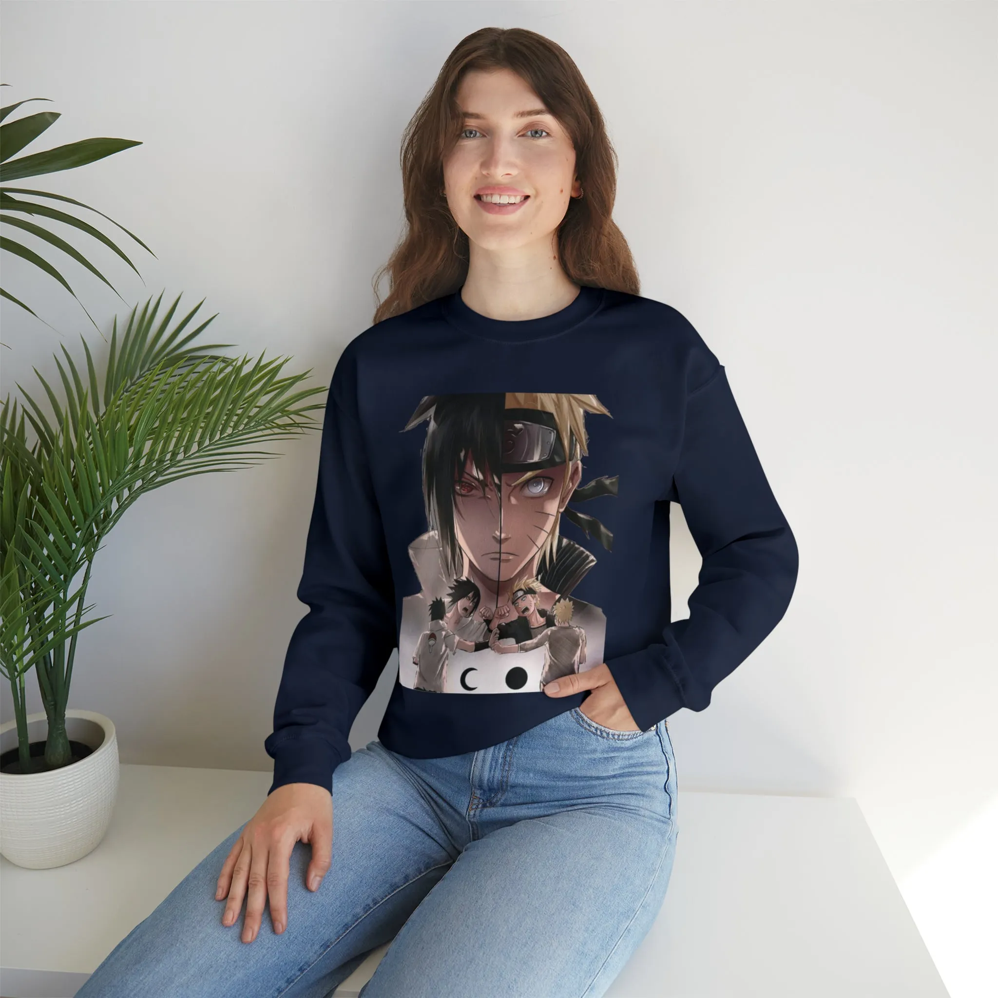 Sasuke x Naruto 1b Crewneck Sweatshirt