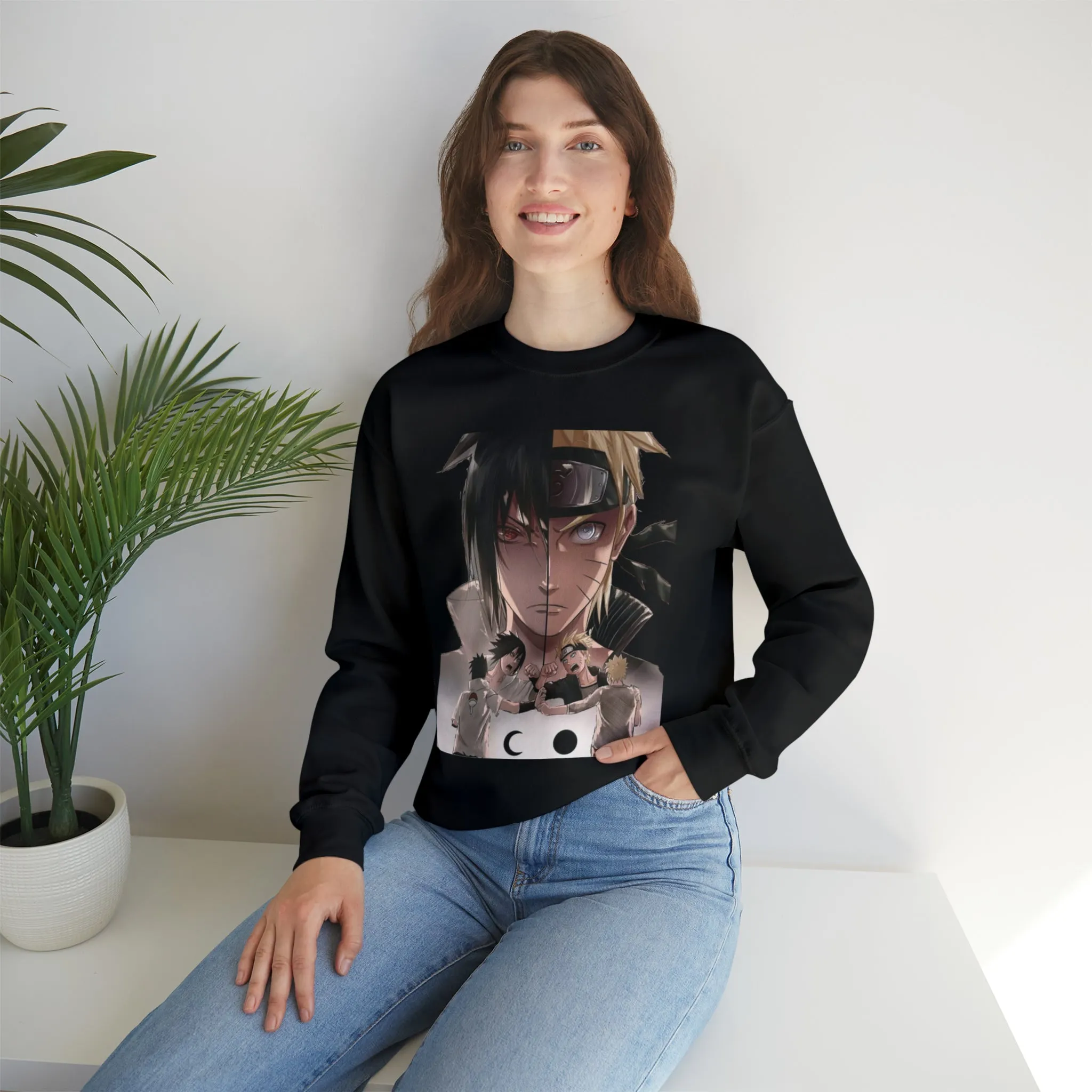 Sasuke x Naruto 1b Crewneck Sweatshirt