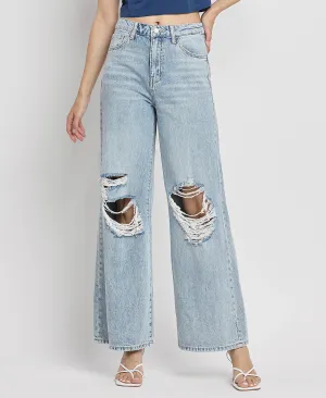 SCARLETT High Rise Wide Leg Jeans