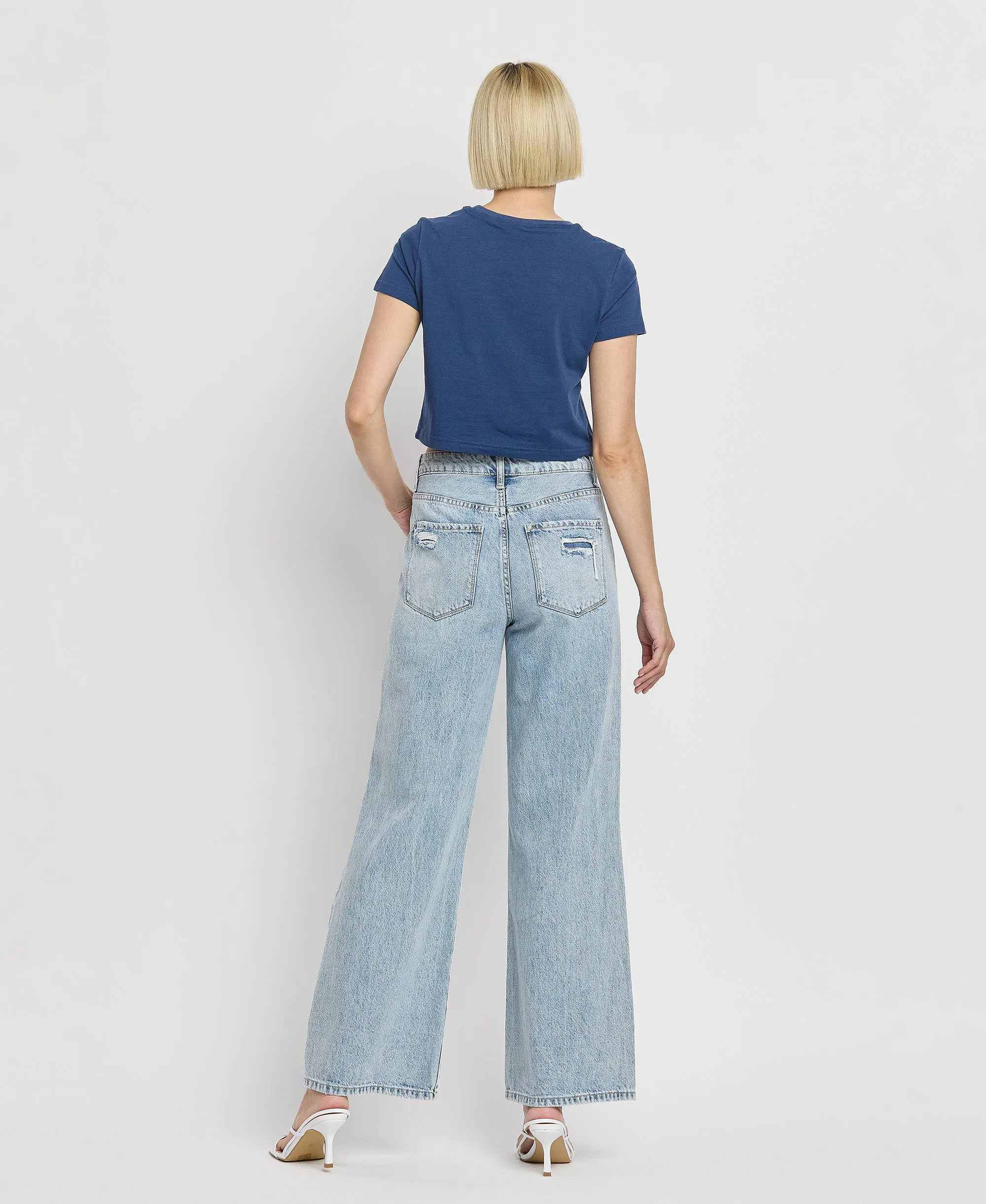 SCARLETT High Rise Wide Leg Jeans
