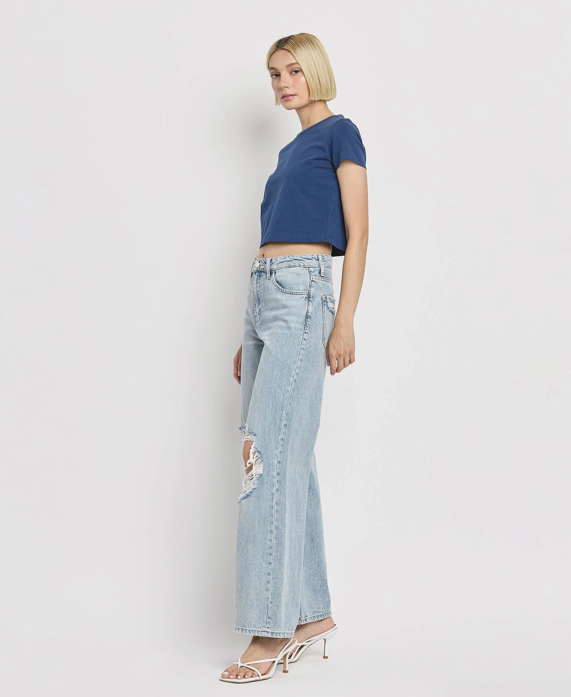 SCARLETT High Rise Wide Leg Jeans