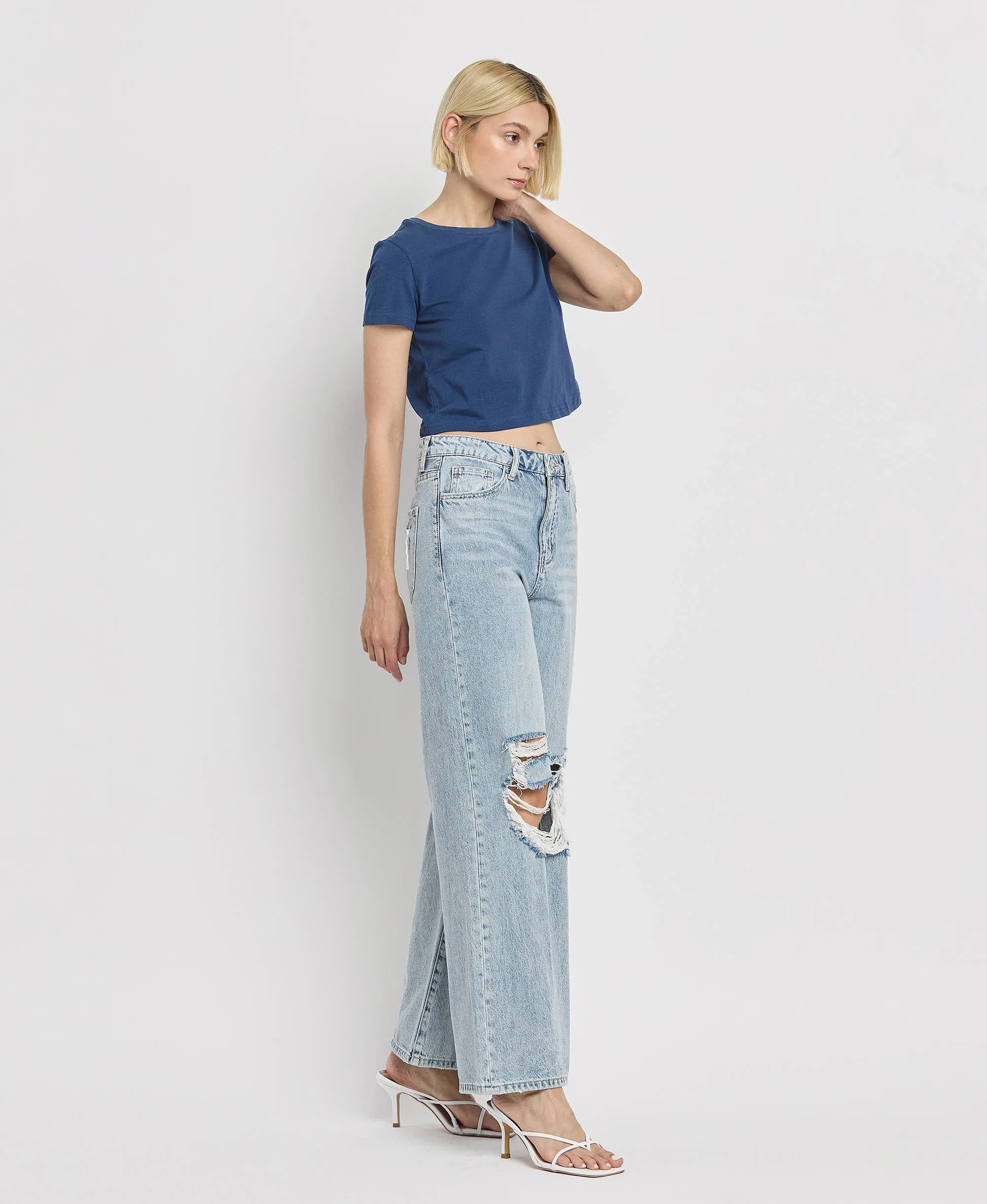 SCARLETT High Rise Wide Leg Jeans