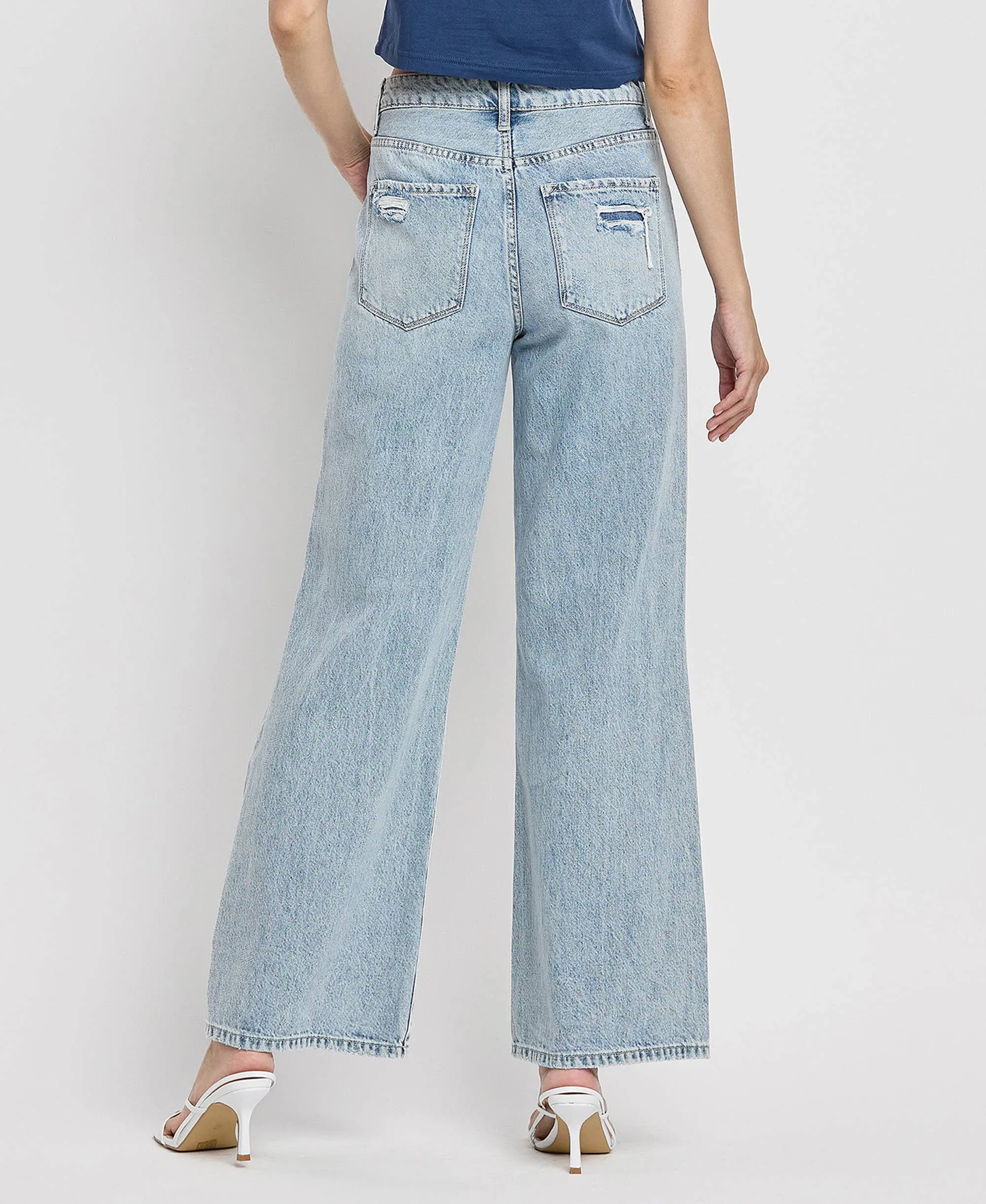 SCARLETT High Rise Wide Leg Jeans